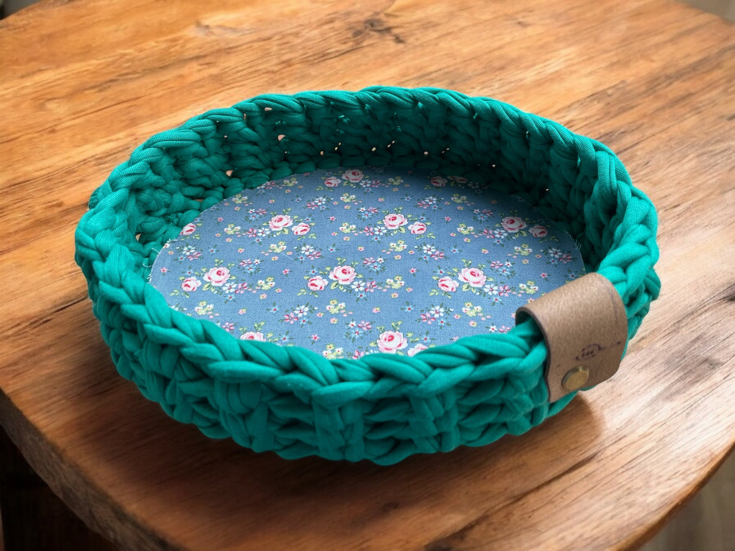 Crochet Basket - Oval - Liberty Base
