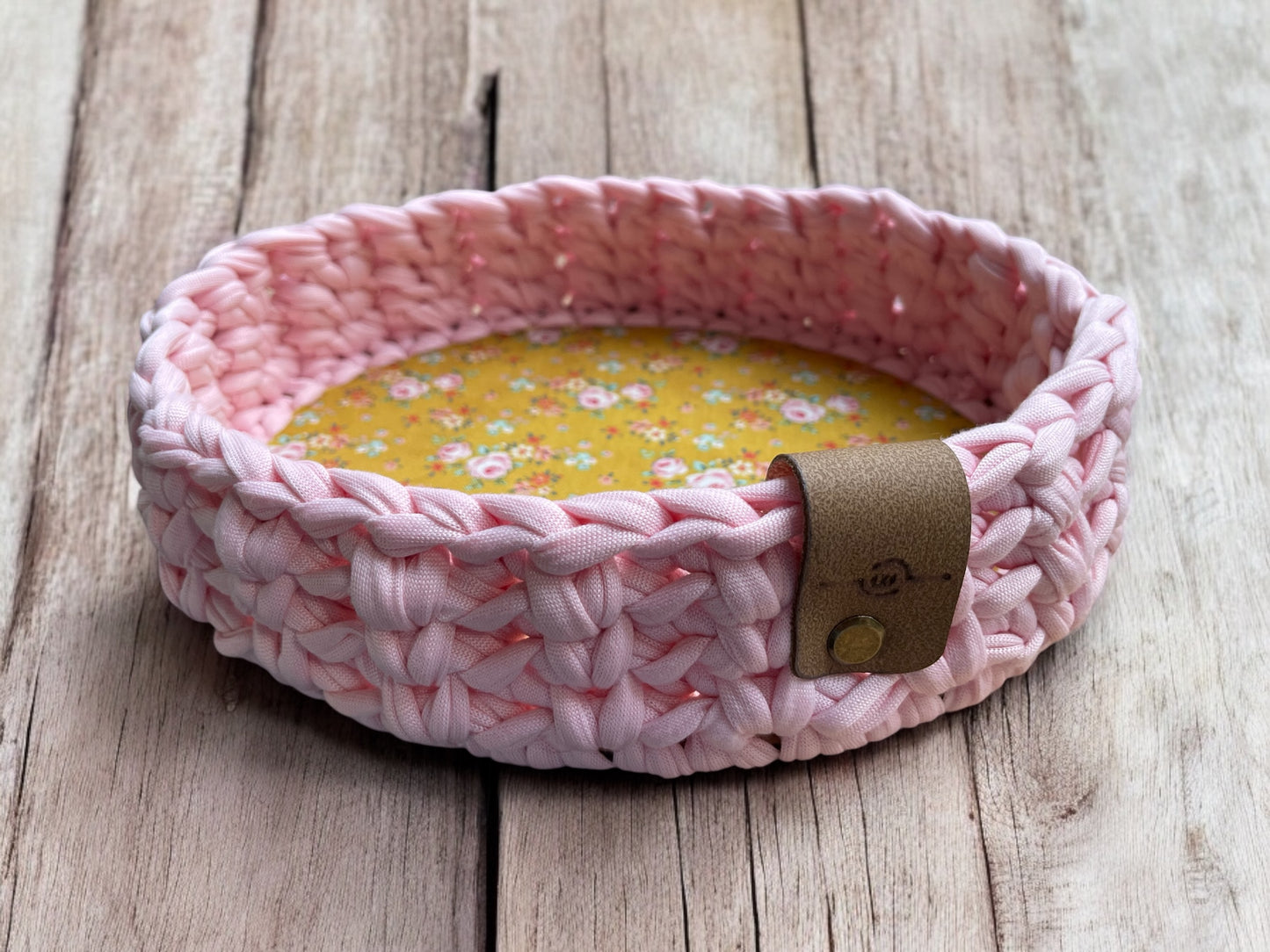 Crochet Basket - Oval - Liberty Base