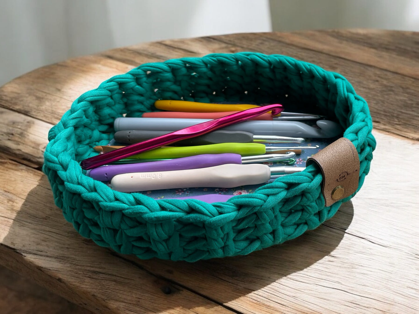 Crochet Basket - Oval - Liberty Base