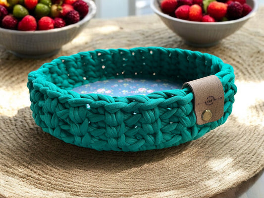 Crochet Basket - Oval - Liberty Base