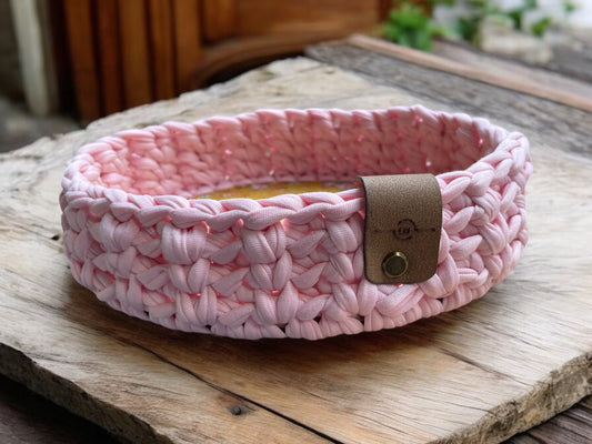 Crochet Basket - Oval - Liberty Base